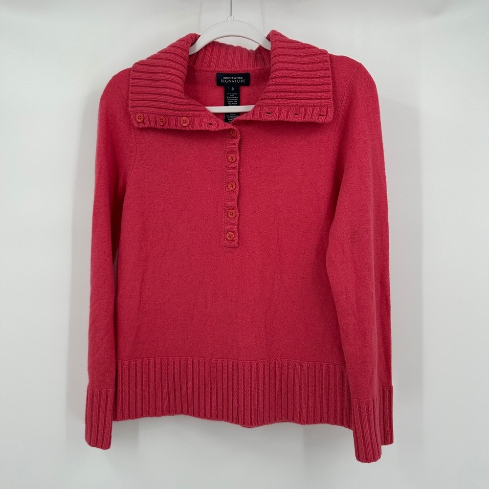 Womens Old Money Cashmere Blend Sweater Size S Quiet Luxury Soft Girl Preppy